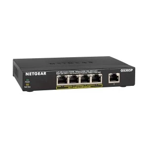 Netgear GS305P 5-Port Gigabit Unmanaged Desktop Switch