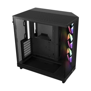 NZXT H6 Flow RGB Mid Tower Black ATX Gaming Desktop Case #CC-H61FB-R1