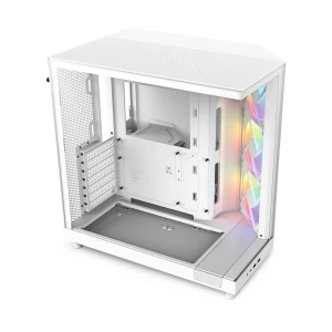 NZXT H6 Flow RGB Mid Tower White ATX Gaming Desktop Case #CC-H61FW-R1