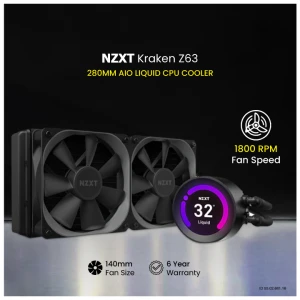 NZXT Kraken Z63 RGB 280mm AIO Liquid CPU Cooler