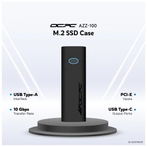 OCPC AZZ-100 Black M.2 SSD Enclosure #OCAZZM2ECSS