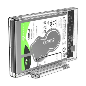 ORICO 2.5 inch USB Type-C Transparent Hard Drive Enclosure #2159C3