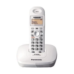 Panasonic Single Line 2.4GHz KX-TG3611SX Digital Cordless White Phone Set