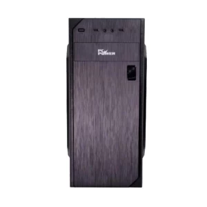 PC Power 180O Mid Tower Black ATX Desktop Case with PSU