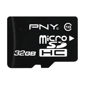PNY 32GB MicroSDHC class-10 UHS-I Memory card With Adapter