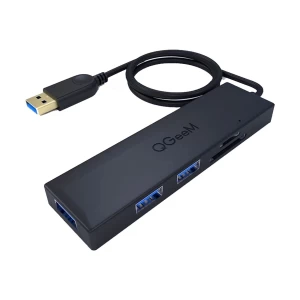 Qgeem USB Male to Tri USB 3.0 Black Converter # QG-UH05-1A