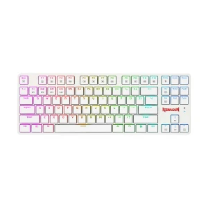 Redragon K539 Anubis RGB (Huano Low Profile Brown Switch) Bluetooth White Mechanical Gaming Keyboard