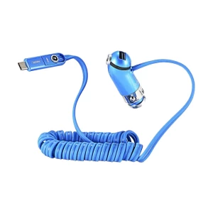 REMAX RCC211 Cutie Series USB 2.4 A Blue Car Charger
