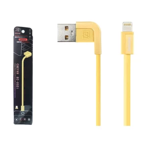 Remax USB Male to Lightning Gold 1 Meter Data Cable #RC-052i