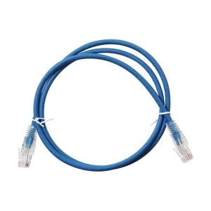 Rosenberger Cat-6 UTP 3 Meter Blue Network Cable #CP61-423-1P3, Patch Cord