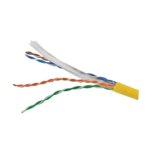 Rosenberger Cat-6 UTP 3 Meter Yellow Network Cable #CP61-422-1P3, Patch Cord