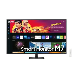 Samsung M7 43 Inch 4K UHD Dual HDMI, USB, USB Type-C Monitor with Smart TV Experience #LS43BM700UMXUE (No Warranty)