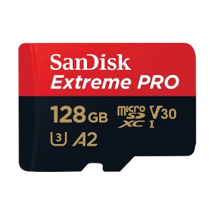Sandisk Extreme Pro SQXCY 128GB MicroSDXC UHS-I U3 Class 10 V30 A2 Memory Card #SDSQXCY-128G-GN6MA