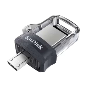 Sandisk Ultra Dual M3.0 128GB USB 3.0 Micro USB Black OTG Pen Drive #SDDD3-128G-G46