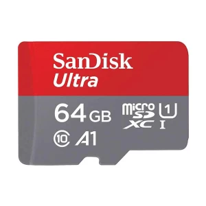 Sandisk Ultra SQUAB 64GB MicroSDXC UHS-I U1 Class 10 Memory Card #SDSQUAB-064G-GN6MN