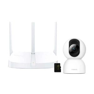 Security / Xiaomi C400 360 Degree 2.5K Personal Security Single Camera Package with Router #RS-MI-002