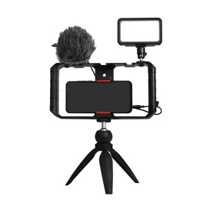 Synco Vlogger Kit 1 Smartphone Vlogging Kit with Microphone, Fill light, Video Rig & Tripod