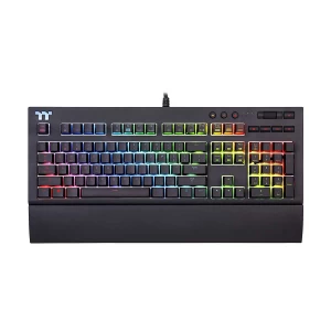 Thermaltake TT Premium X1 RGB Cherry MX Blue Wired Gaming Mechanical Black Keyboard #KB-TPX-BLBRUS-01