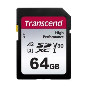 Transcend SDXC 330S 64GB UHS-I U3,V30 SD Card # TS64GSDC330S