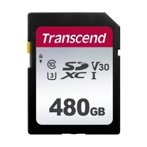 Transcend 480GB UHS-I U3 SDXC Memory Card #TS480GSDC300S