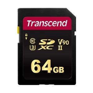 Transcend 700S 64GB SDXC/SDHC Class 10 UHS-II U3, V90 Memory Card #TS64GSDC700S