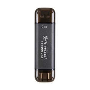 Transcend ESD310 2TB USB Type-A & Type-C OTG Black Portable SSD #TS2TESD310C