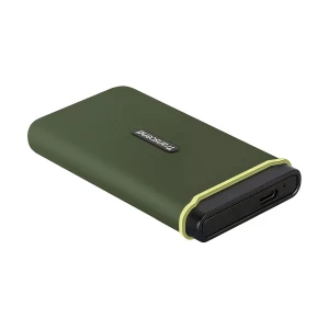 Transcend ESD380C 500GB USB 3.2 Gen 2 Type-C Military Green Portable External SSD #TS500GESD380C