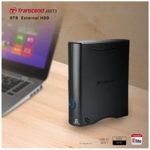 Transcend J35T3 8TB USB 3.1 External HDD (TS8TSJ35T3)