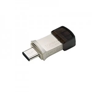 Transcend JetFlash 890S 32GB USB 3.1/Type C Silver Pen Drive (TS32GJF890S)