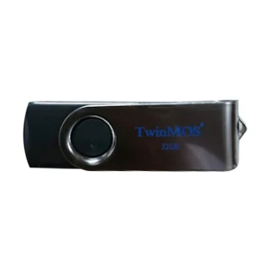 Twinmos X3 32GB USB 3.2 Black-Silver Pen Drive