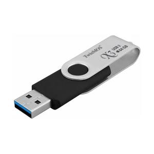 Twinmos X3 64GB USB 3.2 Black-Silver Pen Drive