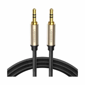 Ugreen 10604 3.5mm Male to Male, 2 Meter, Gray Audio Cable #10604