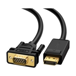 Ugreen DisplayPort Male to VGA Male, 1.5 Meter, Black Cable # 10247