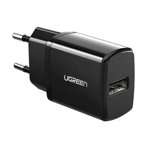 Ugreen ED011 10.5W USB Black Wall Charger # 50459