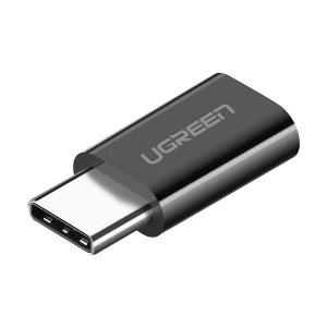 Ugreen Type-C Male to Micro USB Female Black Converter # 30391
