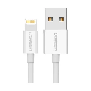 Ugreen USB Male to Lightning White Data Cable