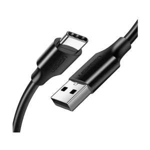 Ugreen USB Male to Type-C, 1 Meter, Black Charging & Data Cable #60116