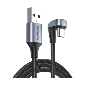 Ugreen 70315 USB Male to Type-C Black 2 Meter Charging & Data Cable # 70315