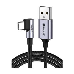 Ugreen 50942 USB Male to Type-C Black 2 Meter Charging and Data Cable # 50942