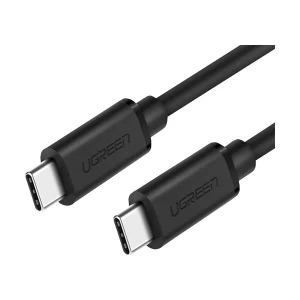 Ugreen USB Type-C Male to Male, 1 Meter, Black Charging & Data Cable # 50997