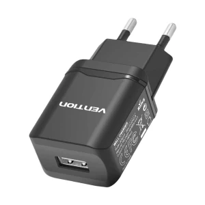 Vention 1 Port 10.5W USB Black Wall Charger