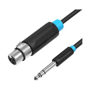 Vention 6.5mm Male to XLR Female Black Audio Cable # BBEBL