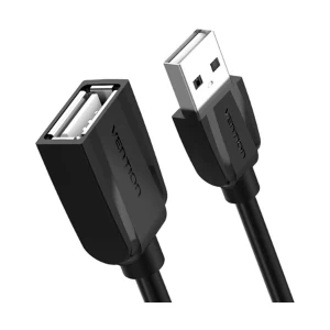 Vention USB Male to Female Black 1.5 Meter Cable #VAS-A44-B150