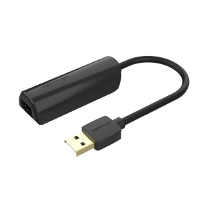 Vention USB Male to LAN Female 0.15 Meter, Black Converter # CEGBB