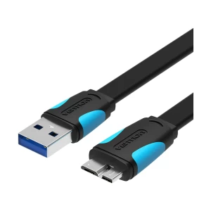 Vention USB Male to Micro B Male Black 1.5 Meter HDD USB Cable