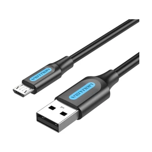 Vention USB Male to Micro USB Male Black 1.5 Meter Charging USB Cable #COLBG