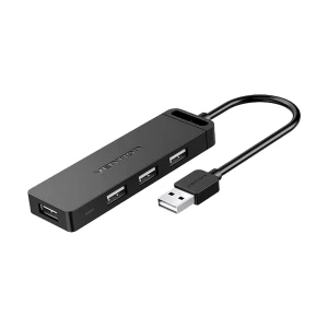 Vention USB Male to Quad USB & Micro USB Female, 015 Meter, Black HUB # CHMBB