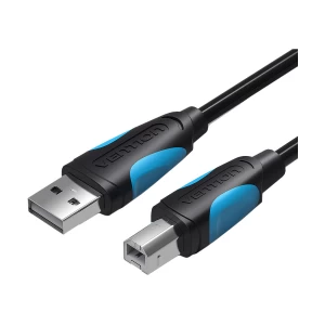 Vention USB Type-A Male to Type-B Male, 8 Meter, Black Printer Cable