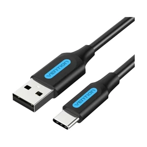Vention USB Male to Type-C Male 3 Meter Black Data Cable