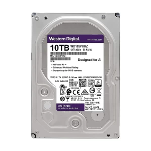 Western Digital Purple  7200RPM 10TB Surveillance Hard disk #WD102PURZ-3Y